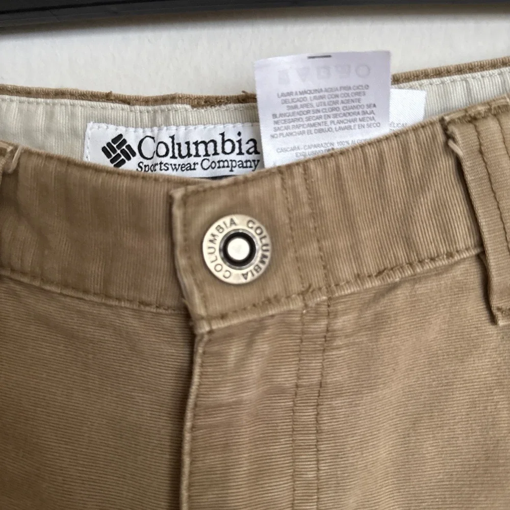 Columbia Mens 34 Khaki Shorts Chino 9